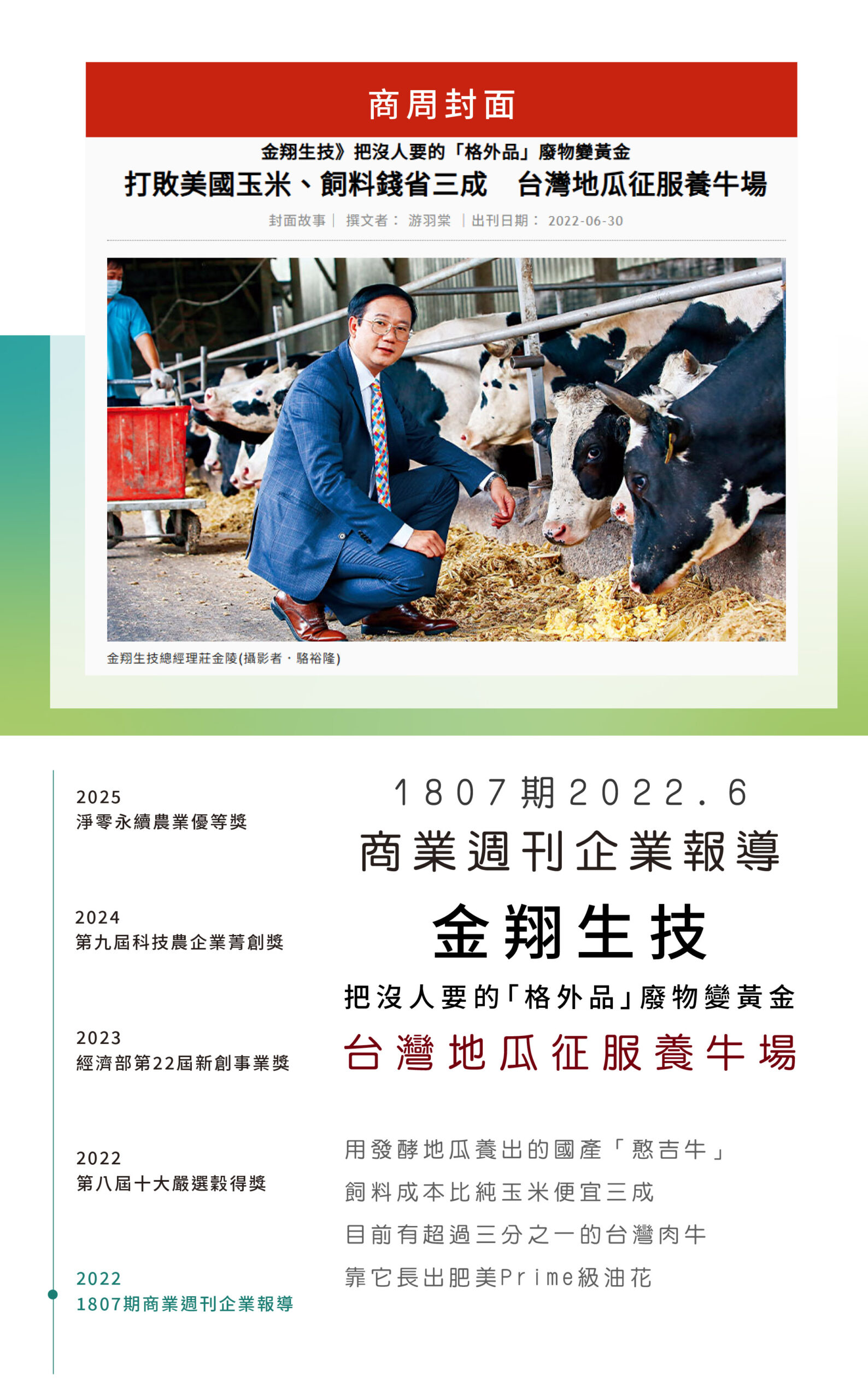 賀第9屆科技農企業菁創獎_手機版_2022商周封面